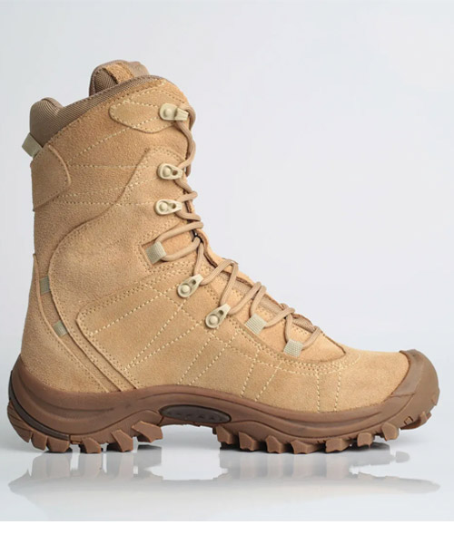 Bota militar Combat color arena para hombre