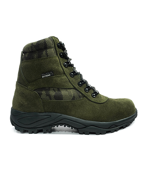 Bota militar Dinamyc color verde para hombre