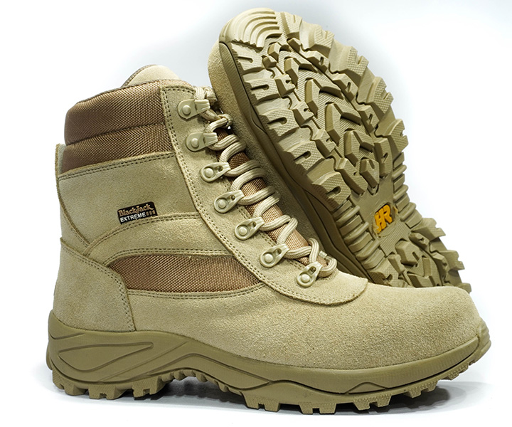 Bota militar Dinamyc color arena para hombre - 2448
