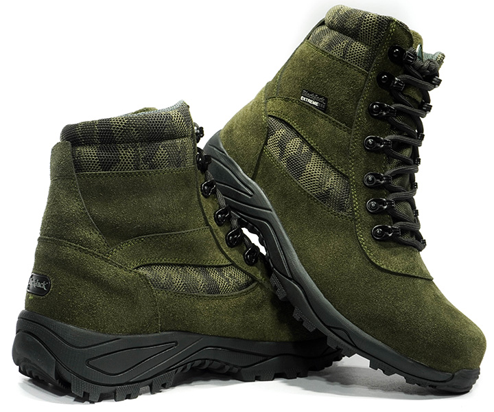 Bota militar Dinamyc color verde para hombre - 2454
