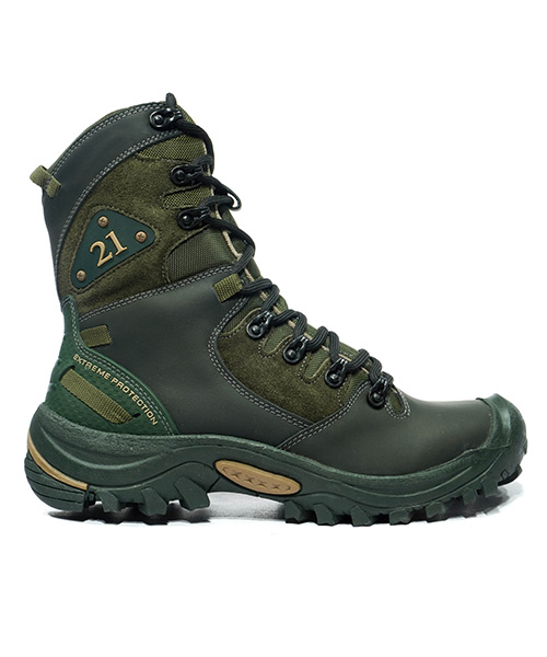 Bota militar Swat color Verde para hombre