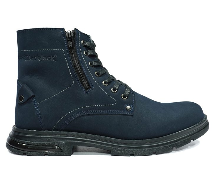 Bota casual Leñador Luxe color azul para hombre - 2807