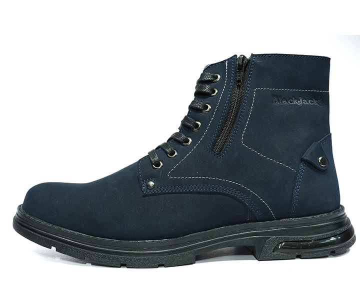 Bota casual Leñador Luxe color azul para hombre - 2808