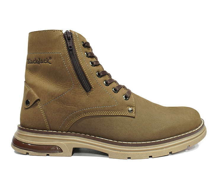 Bota casual Leñador Luxe color cocoa para hombre - 2812