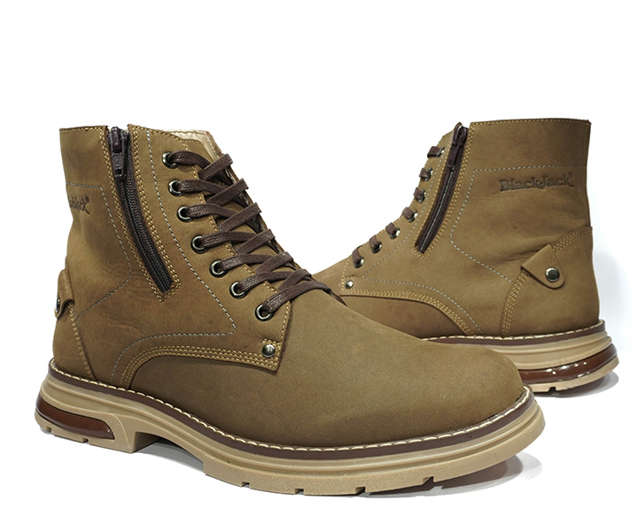 Bota casual Leñador Luxe color cocoa para hombre - 2814