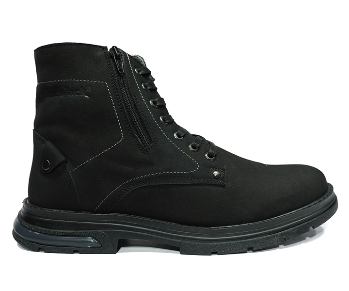 Bota casual Leñador Luxe color negro para hombre - 2816