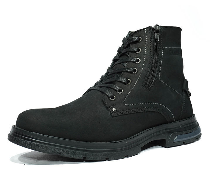 Bota casual Leñador Luxe color negro para hombre - 2817