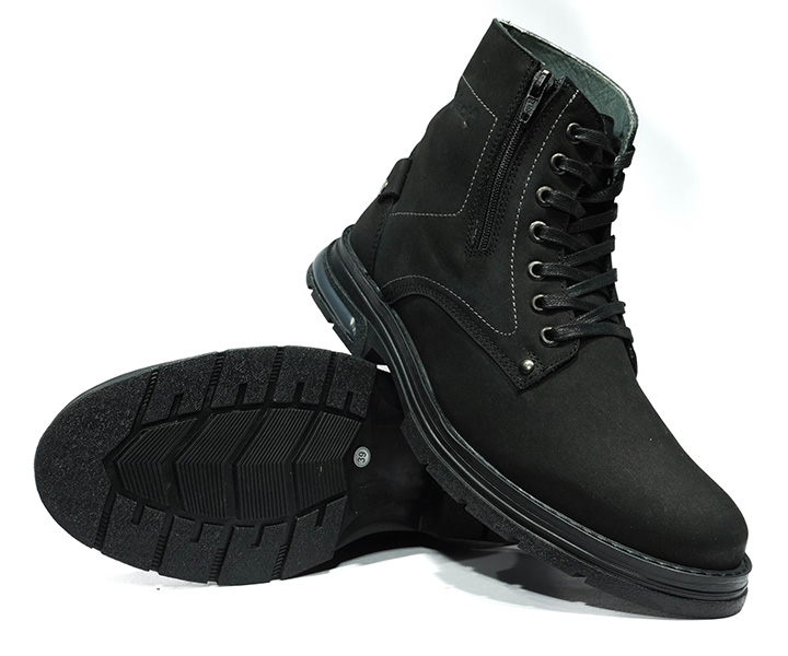 Bota casual Leñador Luxe color negro para hombre - 2818