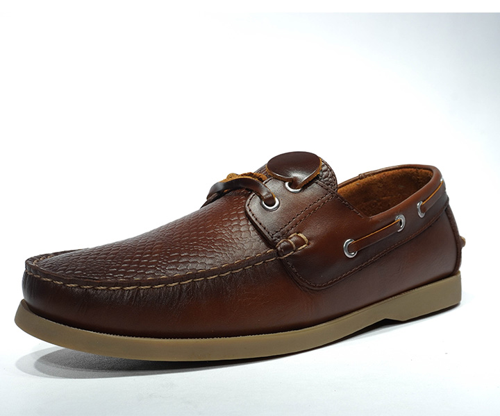 Zapato mocasín Apache para hombre color miel cascabel - 2698