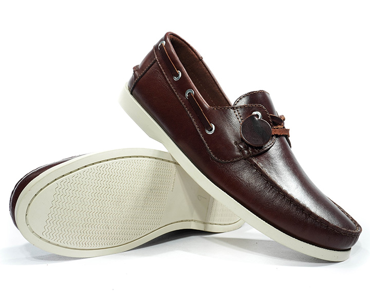 Zapato mocasín Apache para hombre color coñac - 2413