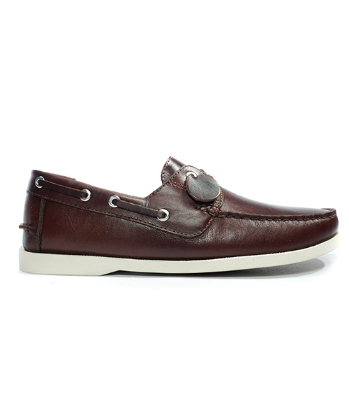 Zapato mocasín Apache para hombre color coñac