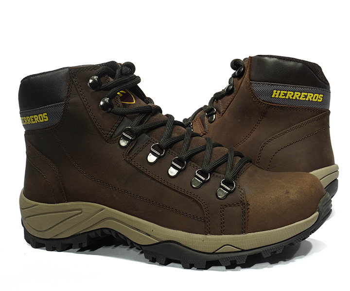 Bota Outdoor Scorpion color cafe para hombre - 2715