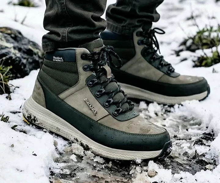 Bota outdoor Cooper color verde para hombre - 3138