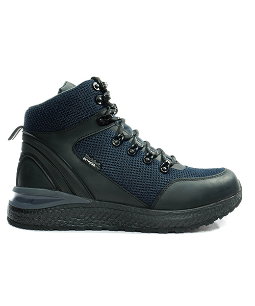 Bota outdoor Munich color negro azul para hombre