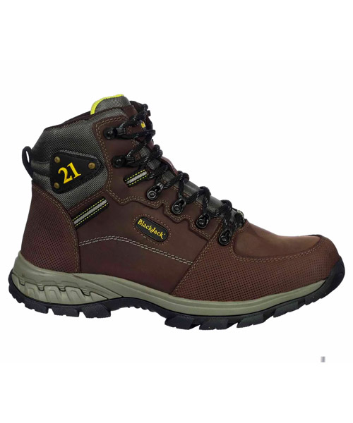 Bota Outdoor Nápoles color café rojizo para hombre