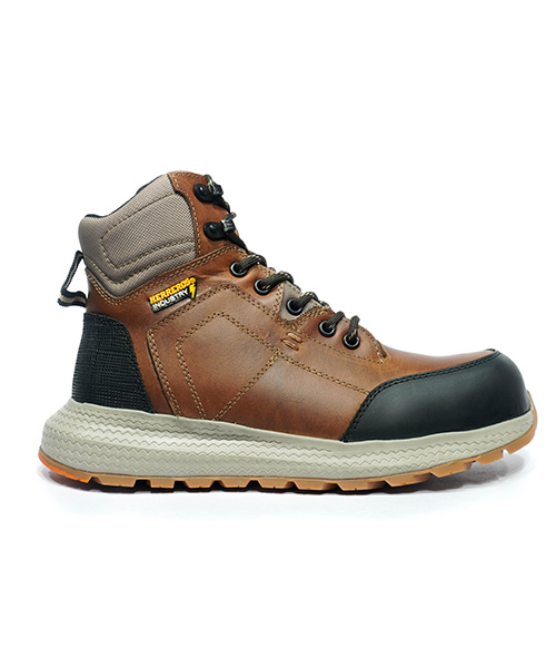 Bota de seguridad Atlas color canela para hombre