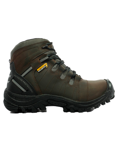Bota de seguridad Danger Pro color café para hombre