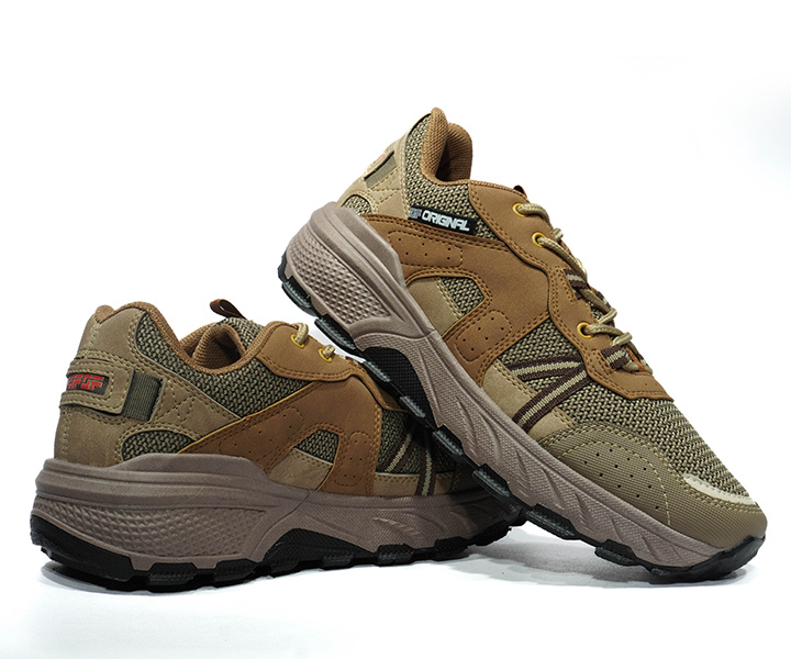 Tenis deportivo Gein color miel cafe para hombre - 2769