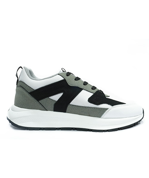 Tenis deportivo Zenith color negro blanco para hombre